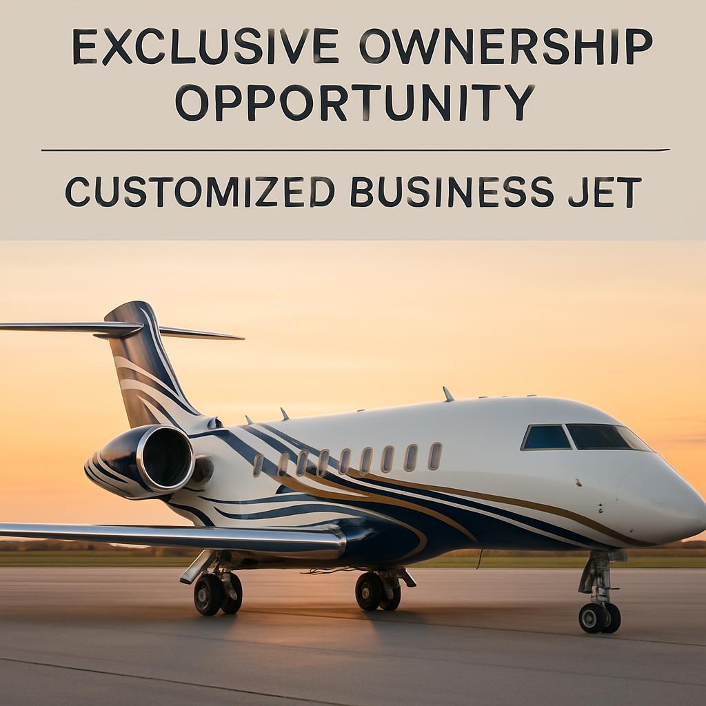 Customized Business Jet - Exclusive Ownership Opportunity.